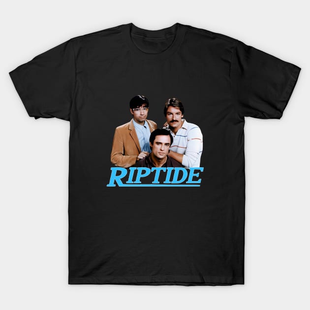 Riptide - Group - 80s Tv Show T-Shirt by wildzerouk